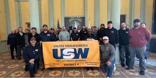 Steelworkers Rally Behind Roadside Safety Bill!